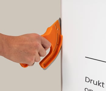 pop up led banner vastmaken