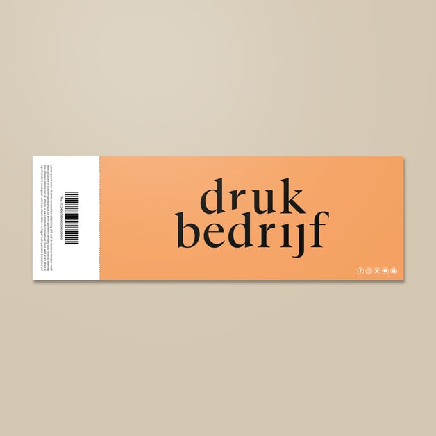 Entreekaarten drukken