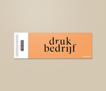 Entreekaarten drukken