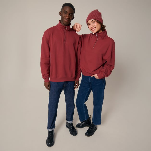 Stanley Stella sweatshirts met logo