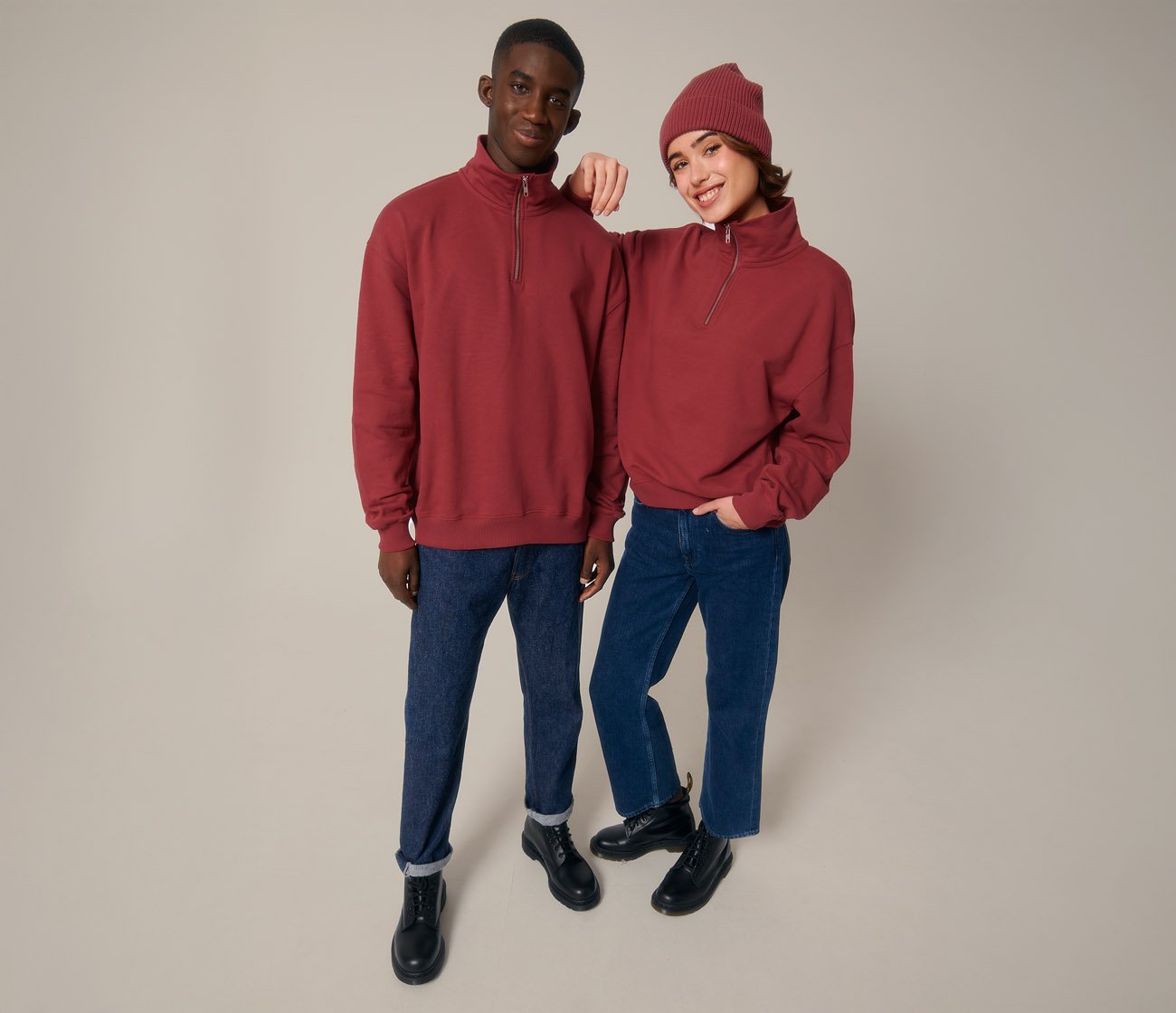 Stanley Stella sweatshirts met logo