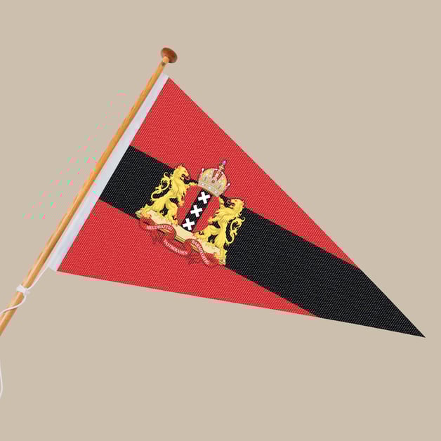 Bootvlag logo amsterdam
