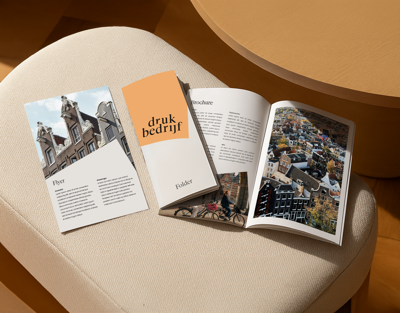 Wat is het verschil tussen een flyer, folder en brochure?