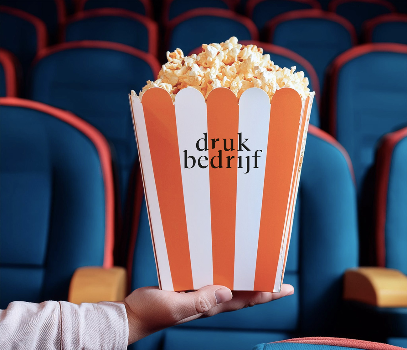 Popcornbakjes drukken