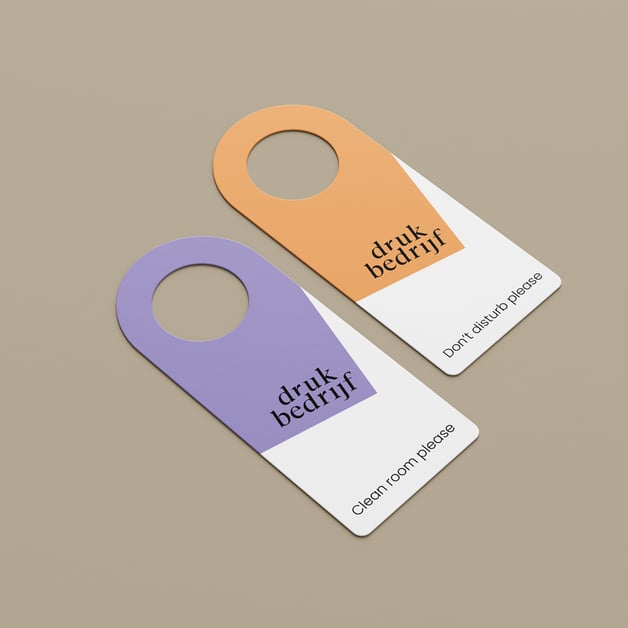 Eigen deurhangers bedrukken