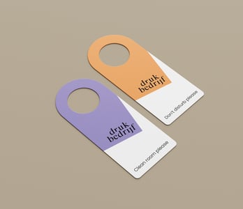 Eigen deurhangers bedrukken