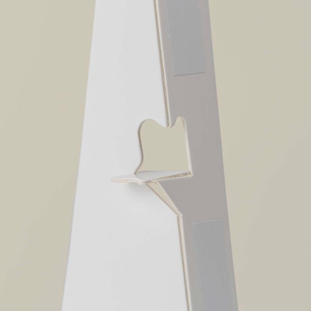 Kartonnen achtersteunen