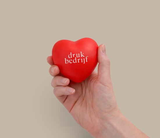 stressbal hartje met logo