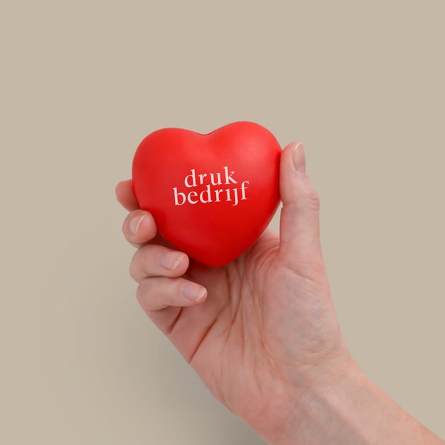 stressbal hartje met logo