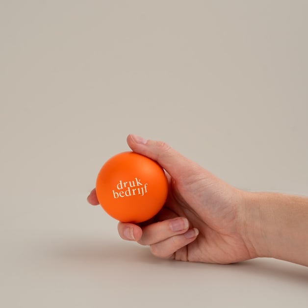 bedrukte stressbal