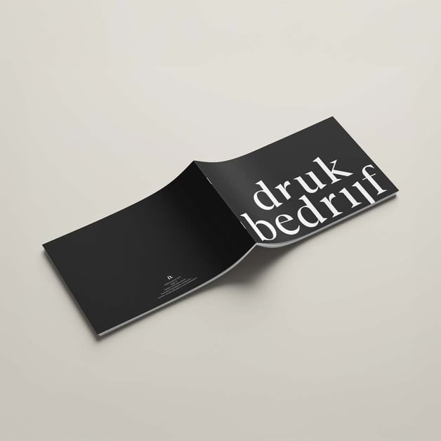 Premium brochure met stijlvolle afwerking op maat