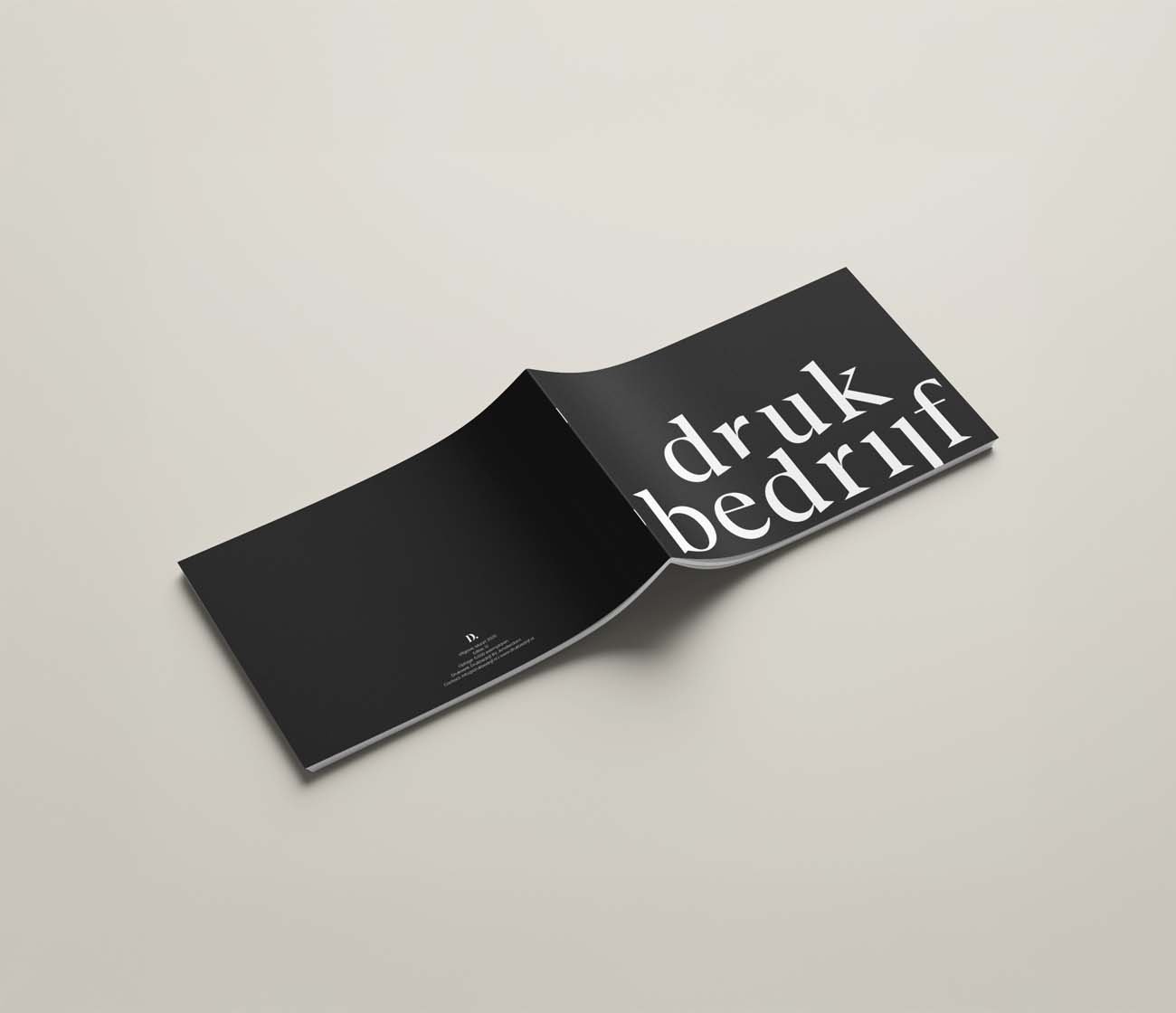 Premium brochure met stijlvolle afwerking op maat