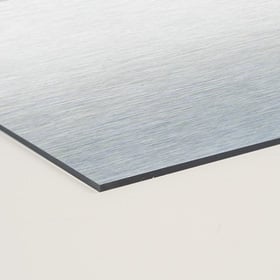 Illustratie Geborsteld aluminium