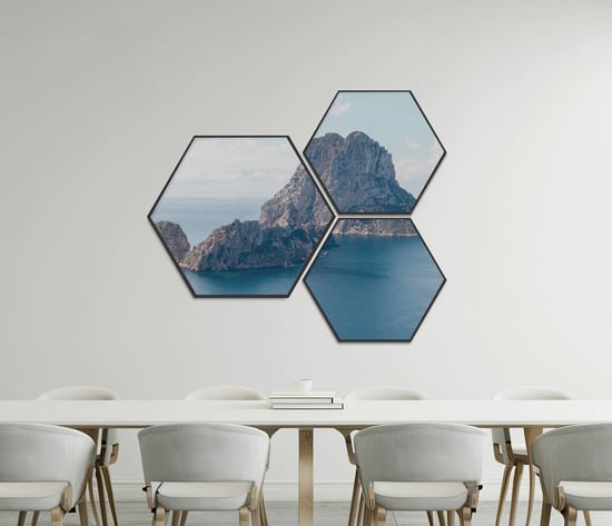 hexagon zelfklevende akoestische panelen