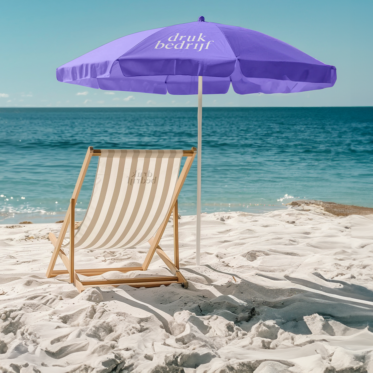 Bedrukte strandstoelen