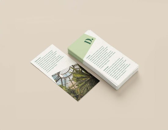 Groeipapier flyers drukken