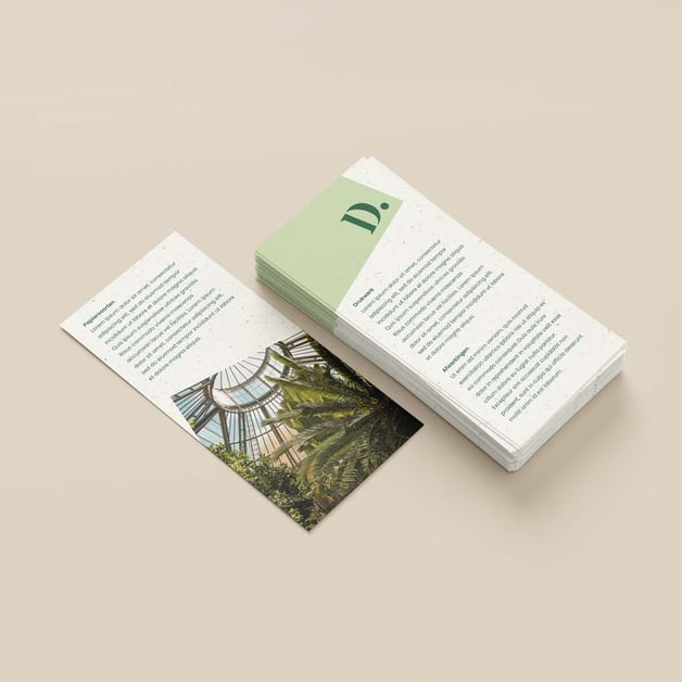 Groeipapier flyers drukken