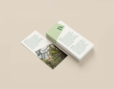 Groeipapier flyers drukken