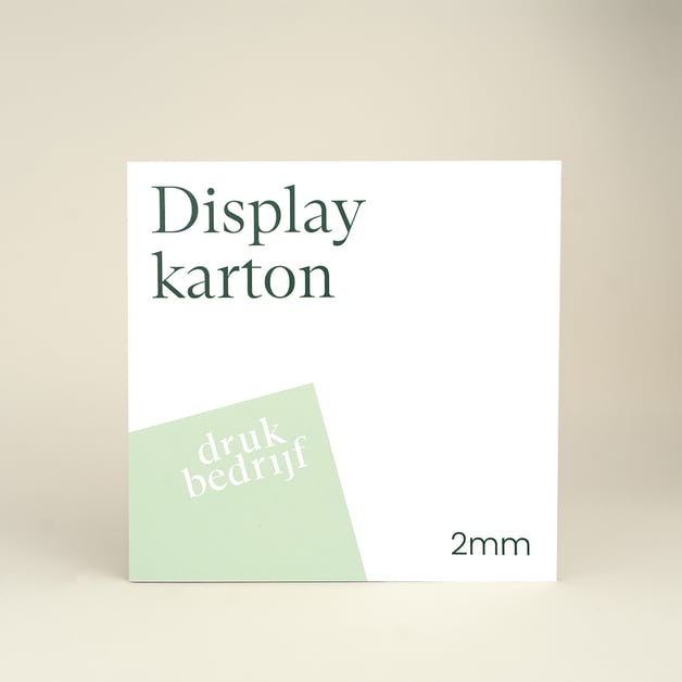 Duurzaam reclamebord