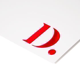 Illustratie Rode folie