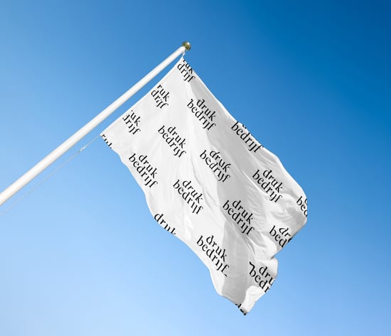 Mastvlag met logo