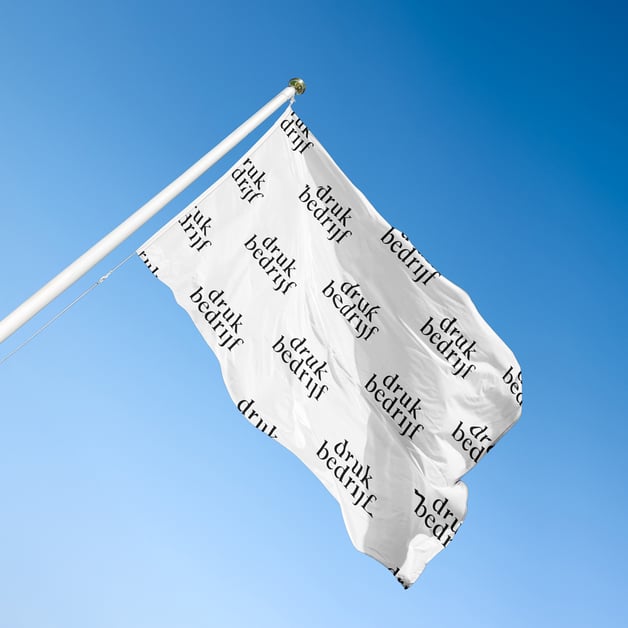 Mastvlag met logo