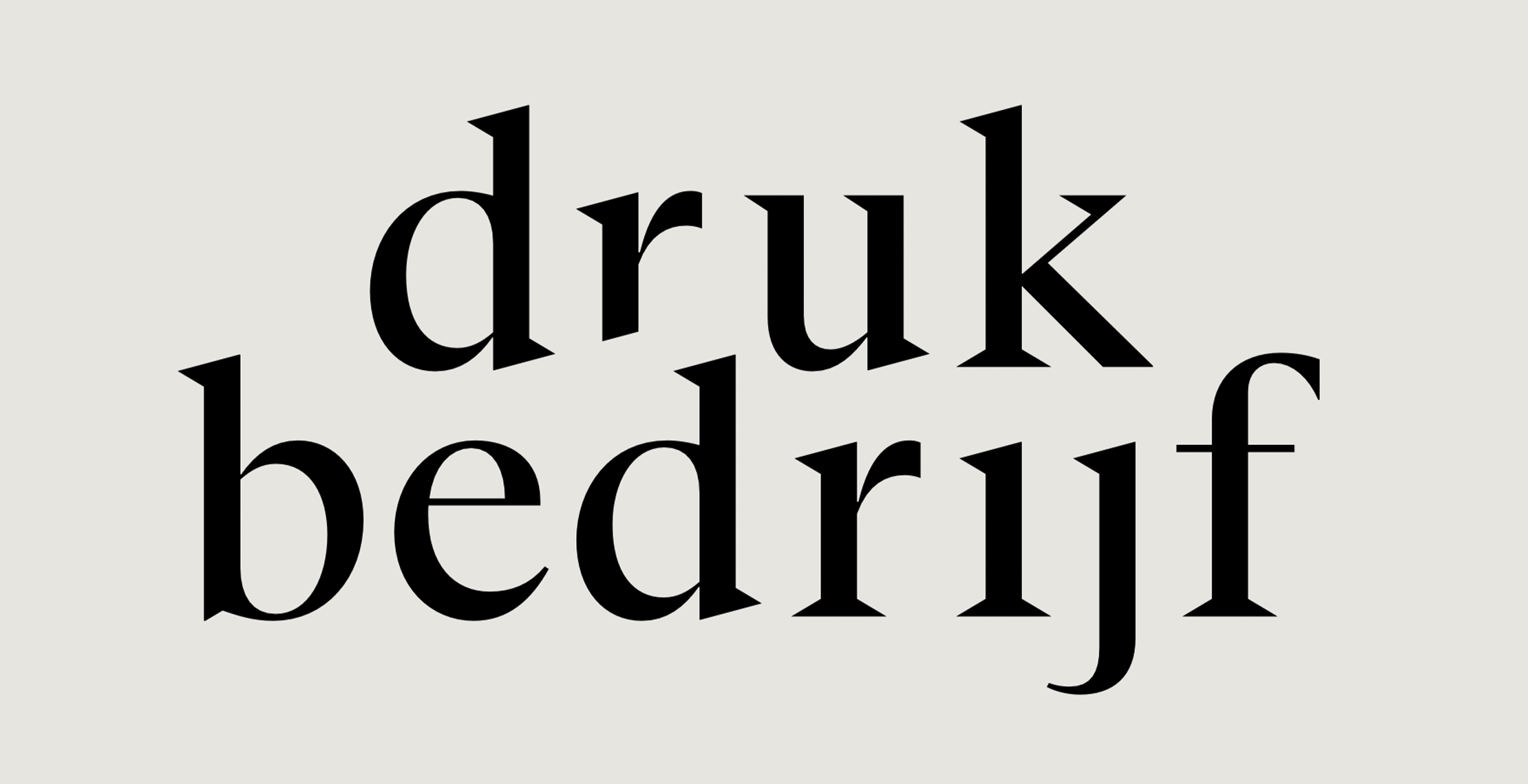 zwart logo drukbedrijf