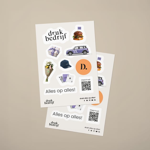 Stickervellen bedrukken