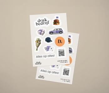 Stickervellen bedrukken