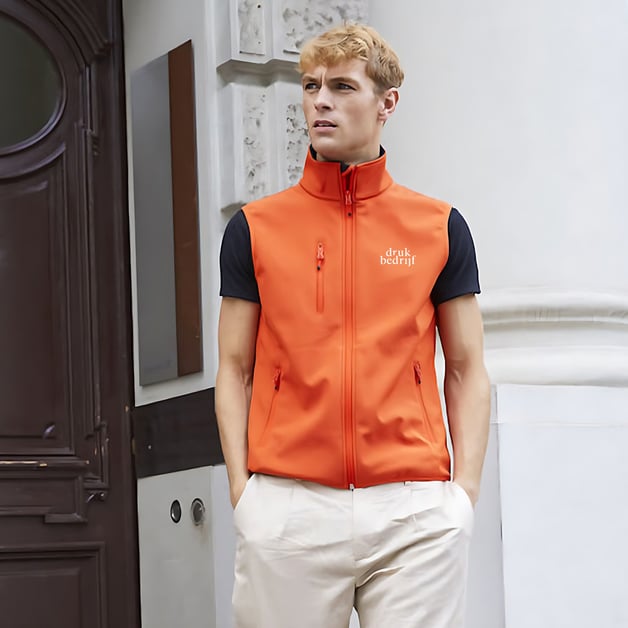 Softshell jas met logo