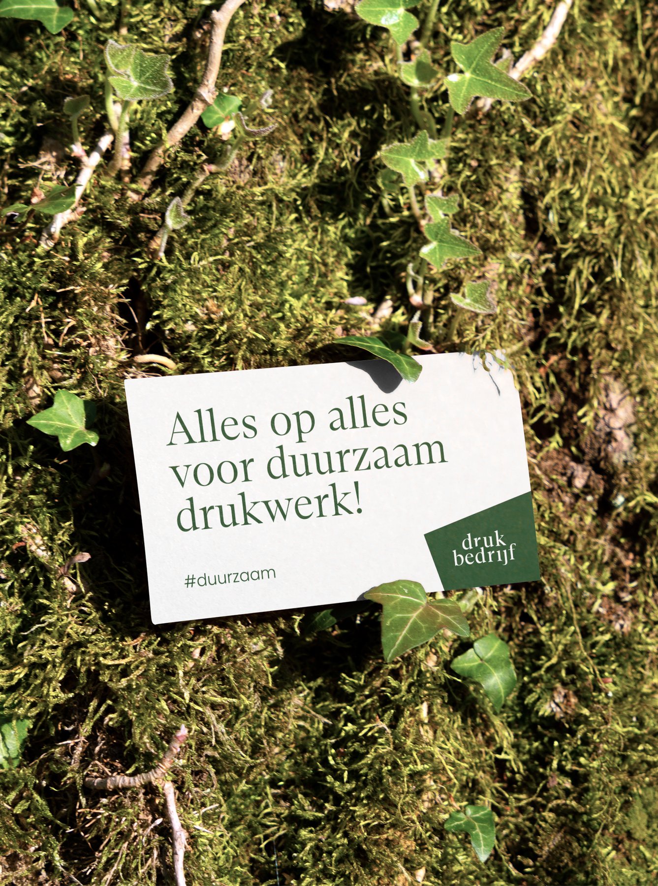 Duurzaam drukwerk bestellen bij Drukbedrijf