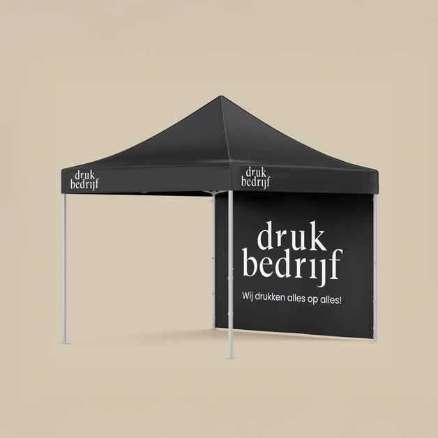 bedrukte partytent