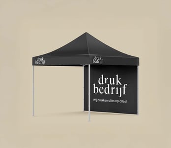 bedrukte partytent