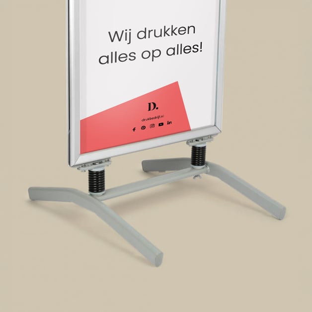 Buitenstoepbord met veer bedrukken