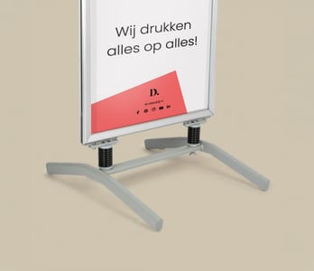 Buitenstoepbord met veer bedrukken