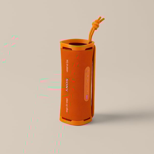 Sony oranje speaker bedrukken