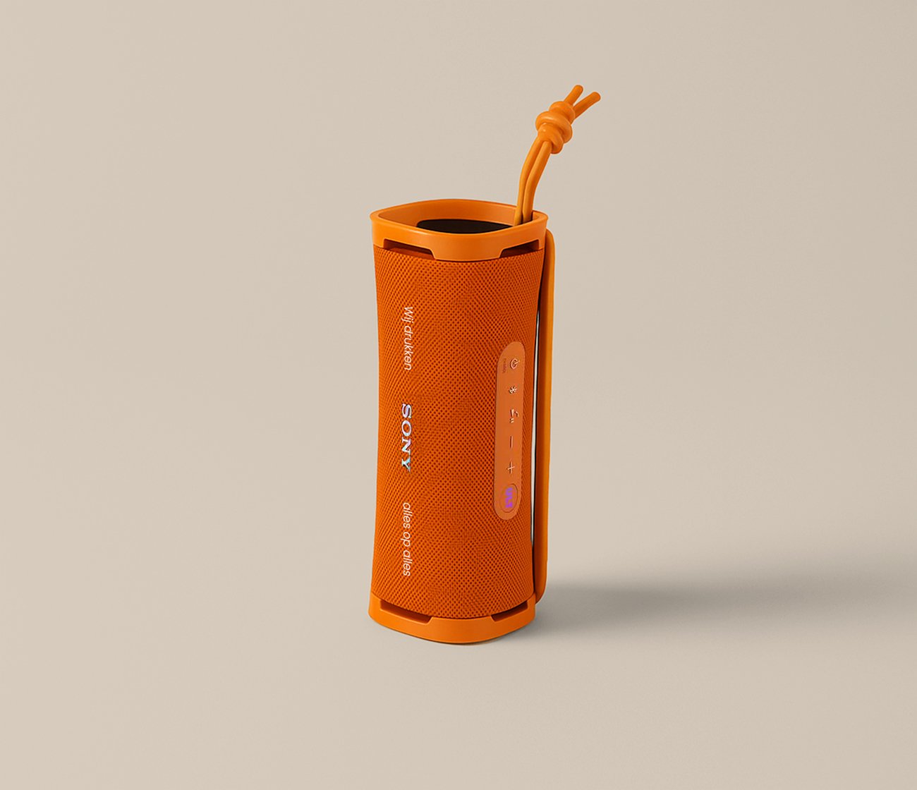 Sony oranje speaker bedrukken