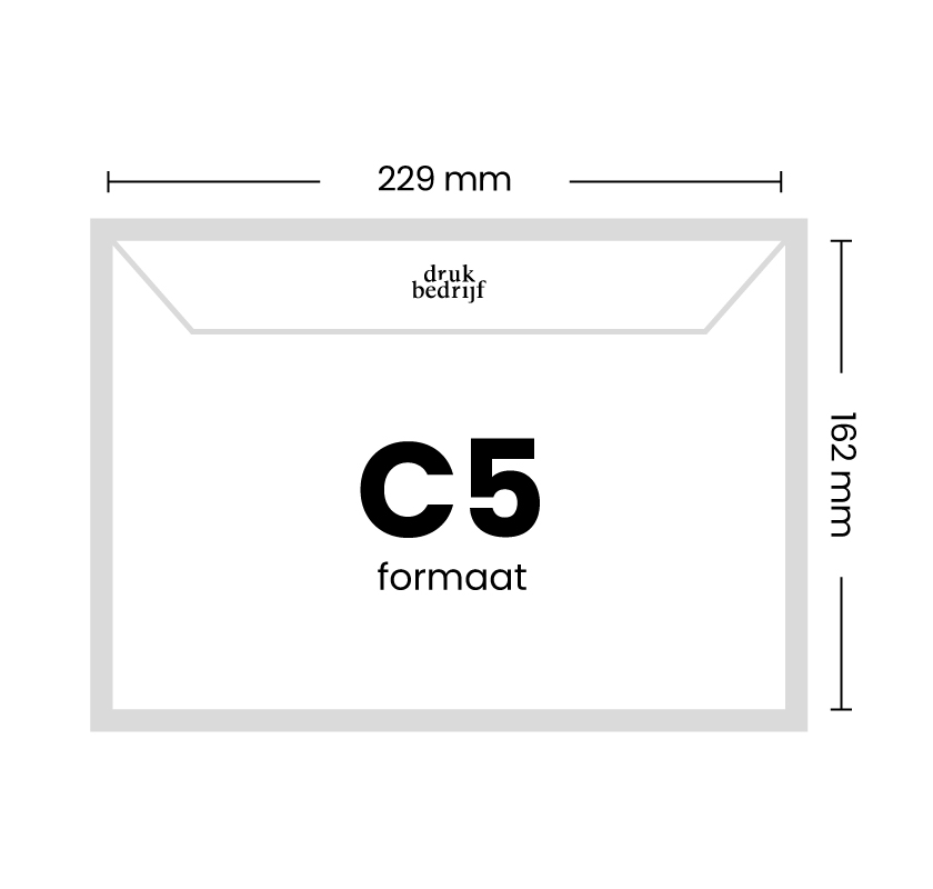 C5 Formaat 229 x 162 mm