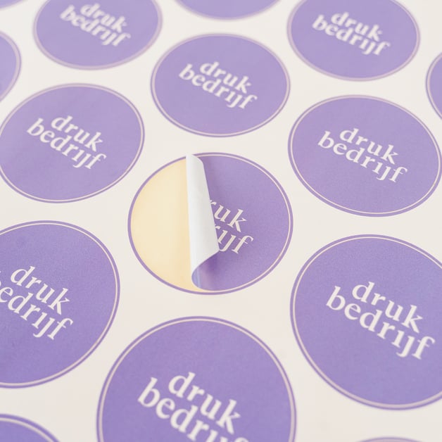 Stickers op vel bedrukken