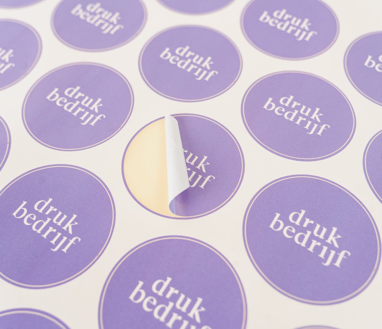 Stickers op vel bedrukken