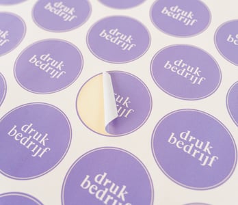 Stickers op vel bedrukken