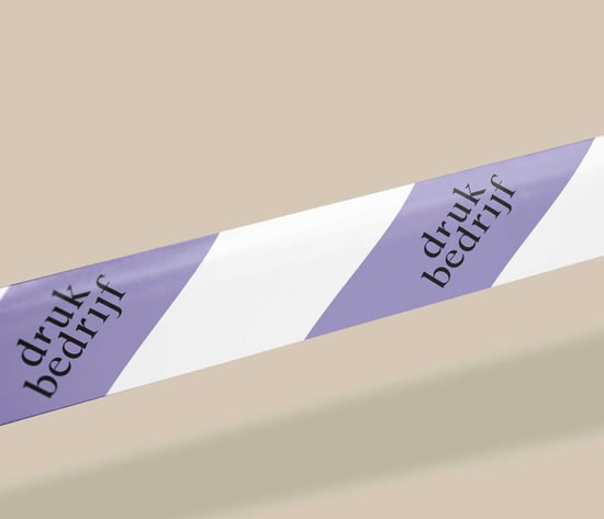 Afzetlint bedrukken met eigen logo