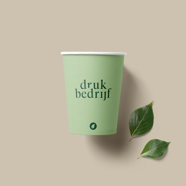 biologisch afbreekbare kartonnen bekers