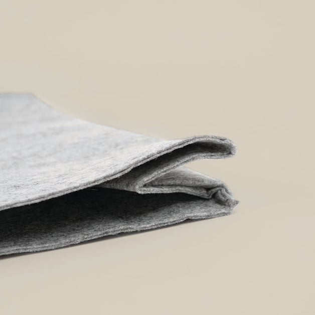 Duurzame vilten tas met bedrukte merknaam