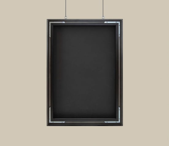 Bedrukt plafondframe verticaal