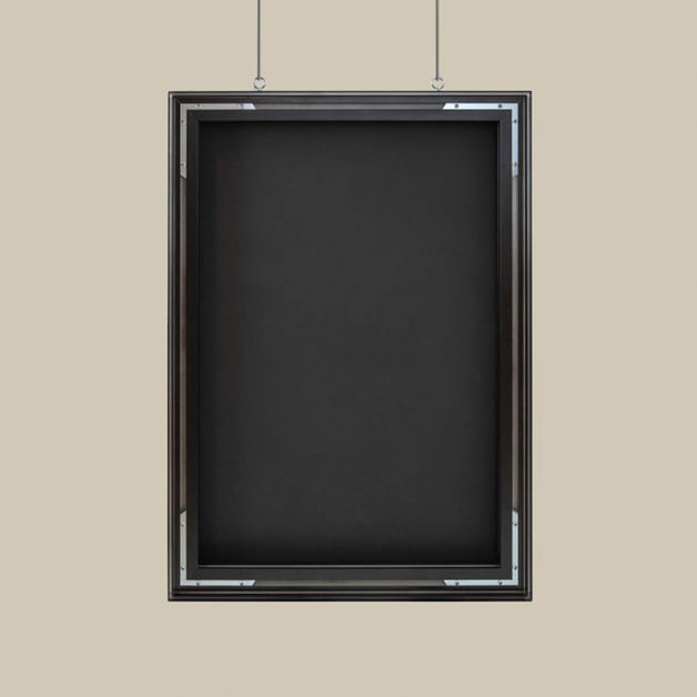 Bedrukt plafondframe verticaal