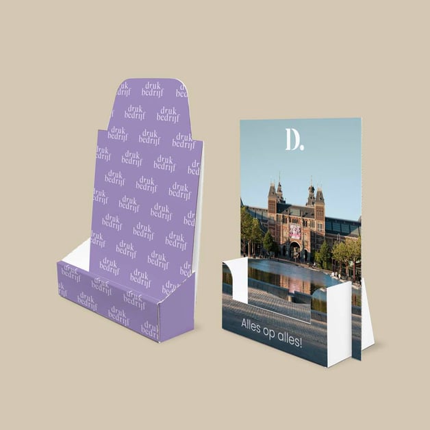 bedrukte folderbakjes