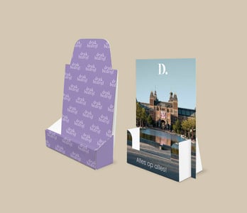 bedrukte folderbakjes