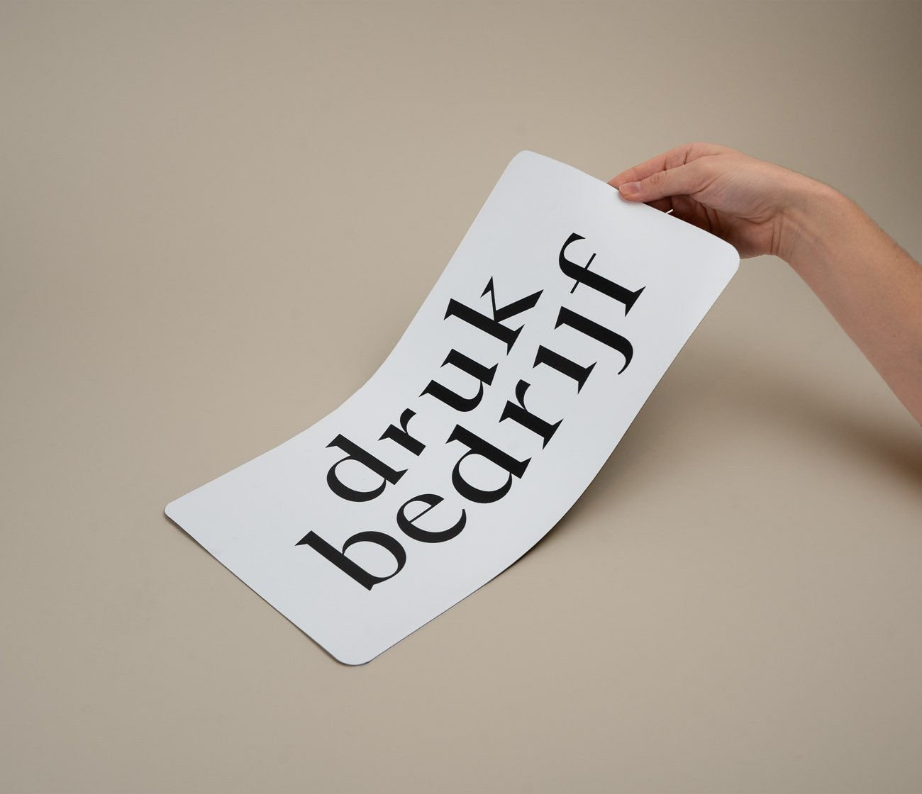 Magneet folie bedrukken