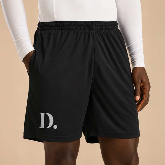 Korte zwarte sport broek